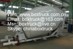 Concrete mixer truck body